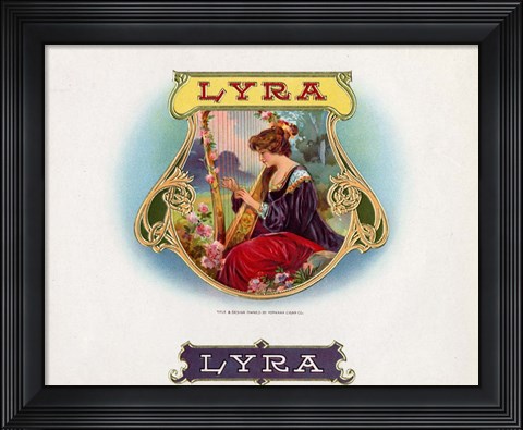 Framed Lyra Print