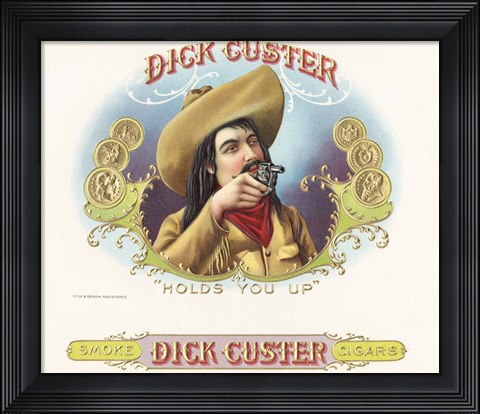 Framed Dick Custer Print