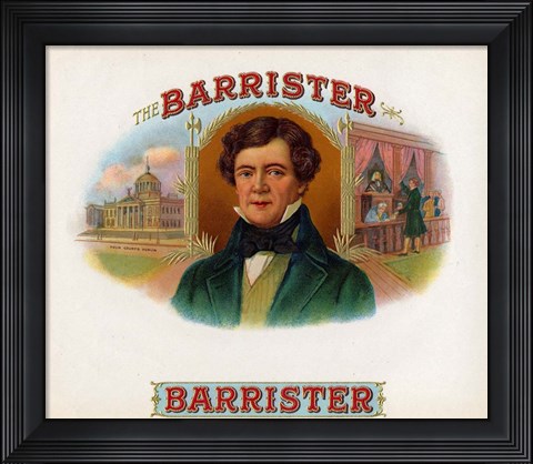 Framed Barrister Print