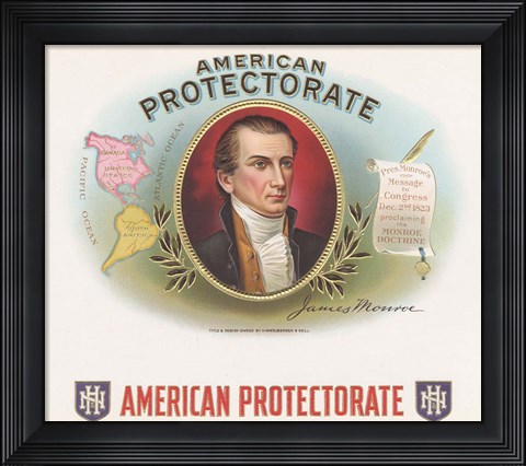 Framed American Protectorate Print