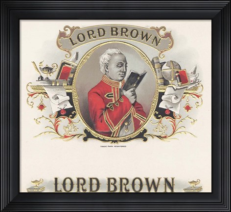 Framed Lord Brown Print