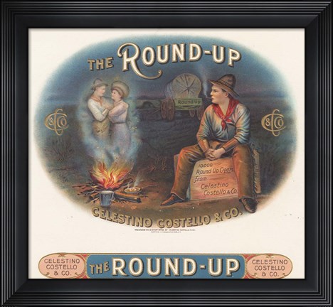 Framed Round-Up Print