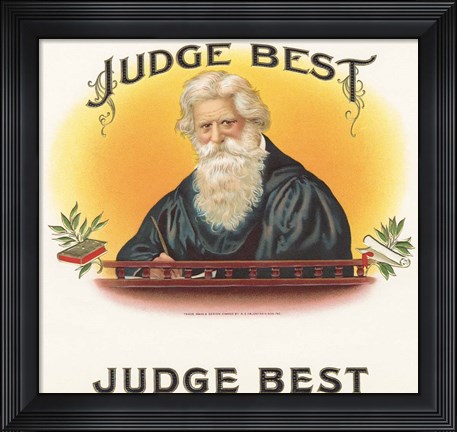 Framed Judge Best Print