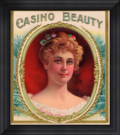 Framed Casino Beauty Print