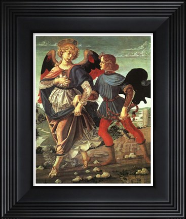 Framed Tobias and the Angel Print