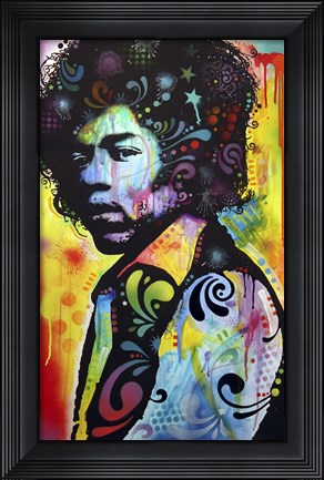 Framed Hendrix Print