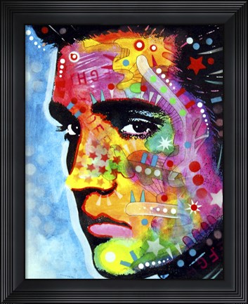 Framed Elvis Presley Print