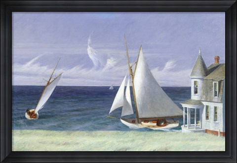 Framed Lee Shore, 1941 Print