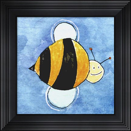 Framed Bumble Bee Print
