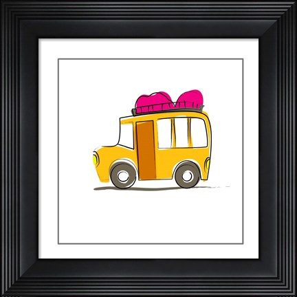 Framed Bus Print