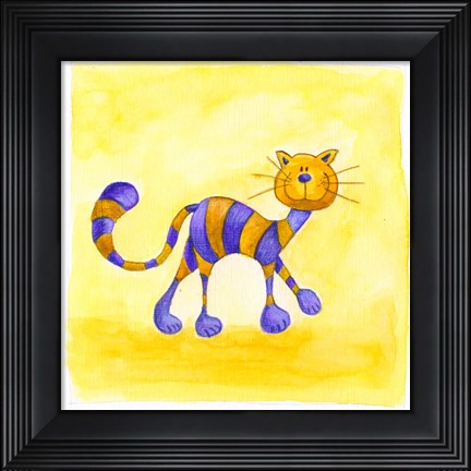 Framed Cat 1 Print