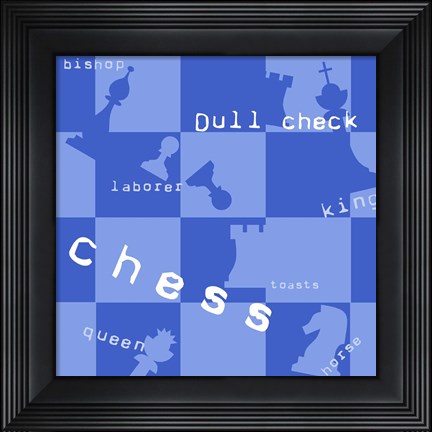 Framed Chess Print