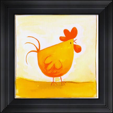Framed Chicken Print