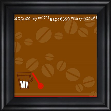 Framed Coffee Beans Print