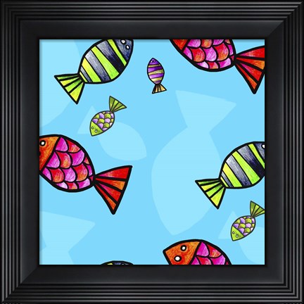 Framed Fish 1 Print