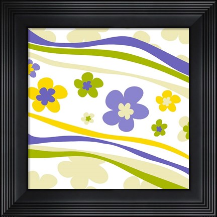 Framed Flower Trail Print