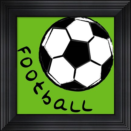 Framed Football Print