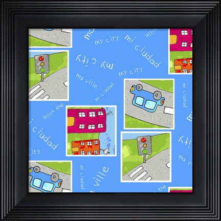 Framed Road Crossing Print