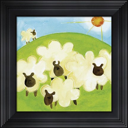 Framed Sheep Print