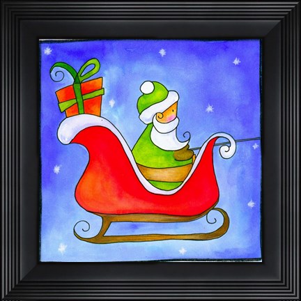 Framed Sleigh Print