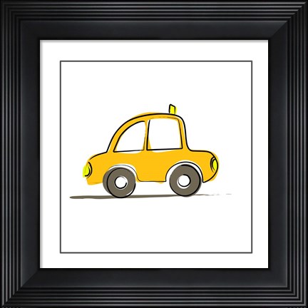 Framed Taxi Print