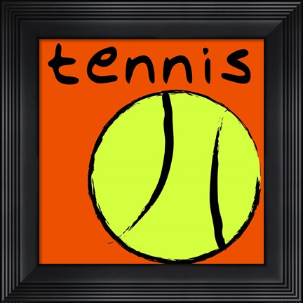 Framed Tennis Print