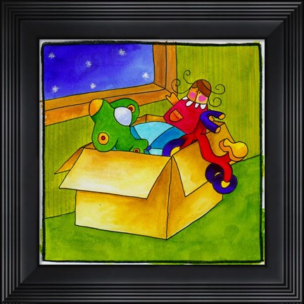 Framed Toy Box Print