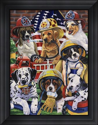 Framed Hero Helpers Print