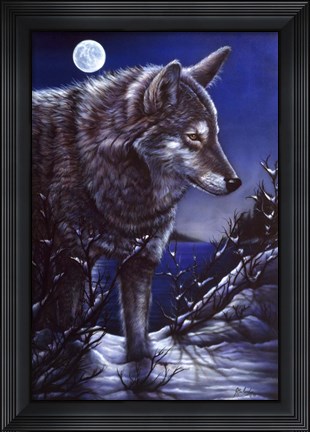 Framed Lonely One Print