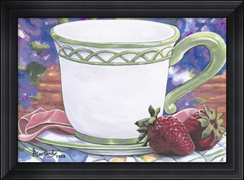Framed Tea Party Bear 2 Print