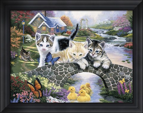 Framed Purrfect Day Print