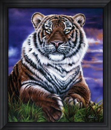 Framed Arizona Tiger Print
