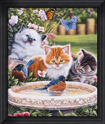 Framed Splashing Up Some Fun Print