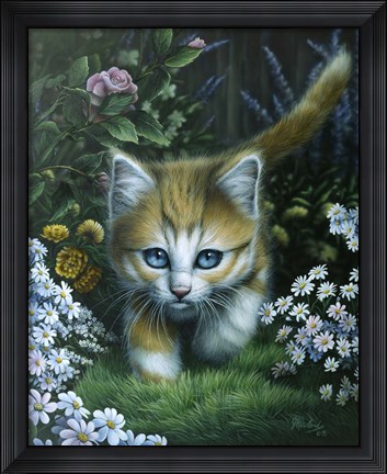 Framed Buttercup 2 Print