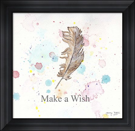 Framed Make A Wish Print