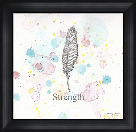 Framed Strength Print