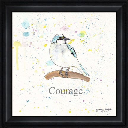 Framed Courage 1 Print
