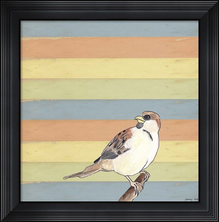 Framed Little Brown Bird Print