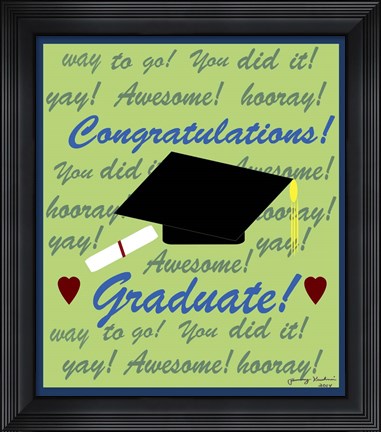 Framed Graduate Print