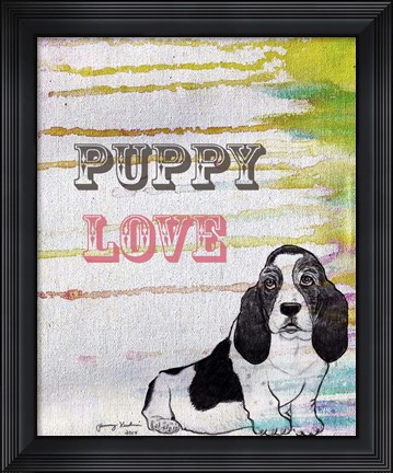 Framed Puppy Love Print