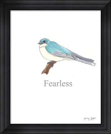 Framed Fearless 3 Print