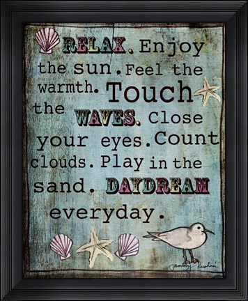 Framed Relax Print