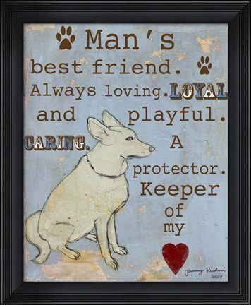 Framed Best Friend Print