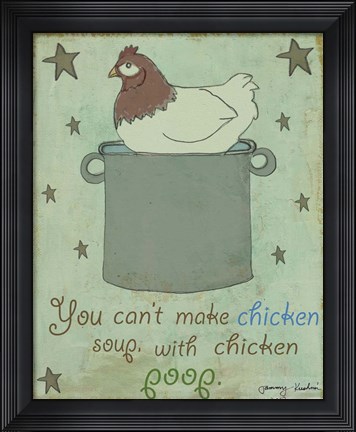 Framed Chicken Soup Print