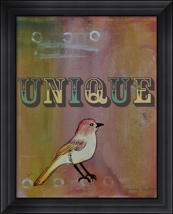 Framed Unique Print