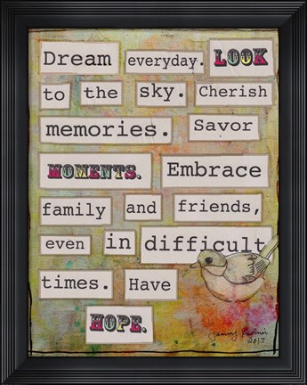 Framed Dream Everyday Print