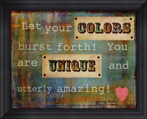 Framed Colors Print