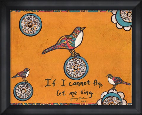 Framed If I Cannot Fly Print
