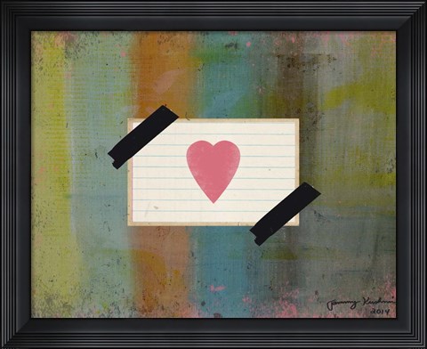 Framed Love Yourself Print