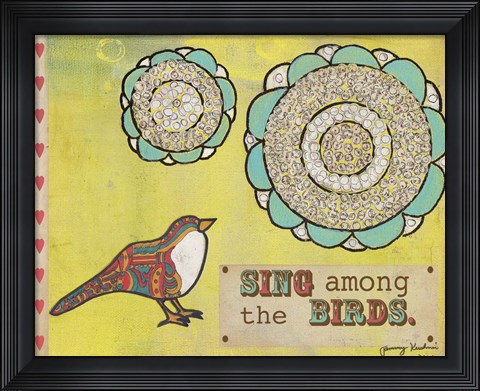 Framed Sing Among The Birds Print
